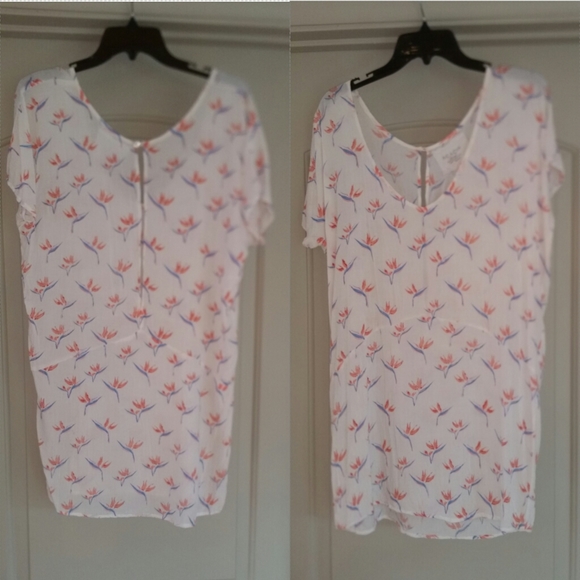 Rare acacia rurutu dress bird of paradise S tunic - Picture 5 of 8